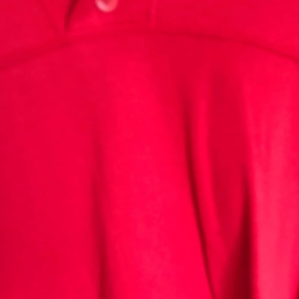 Men’s Red Polo-Style Top